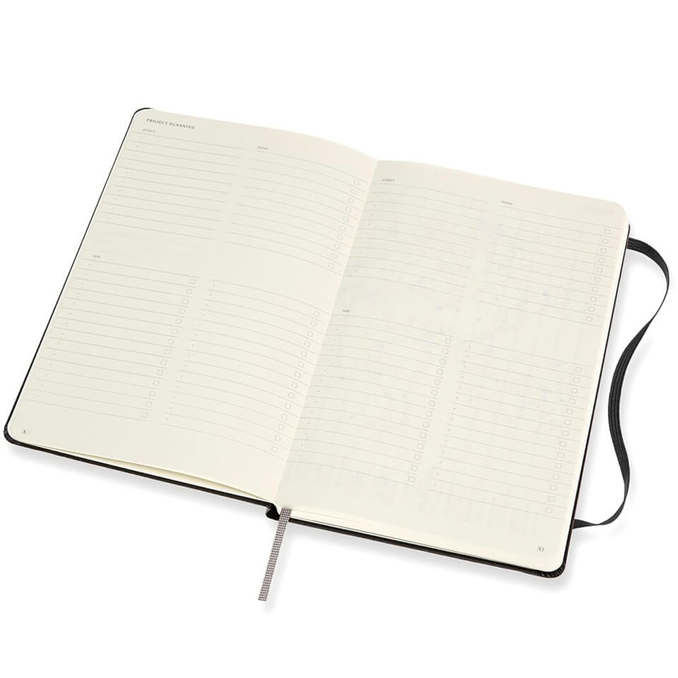 Moleskine Pro Hardcover Large Notebook - Black