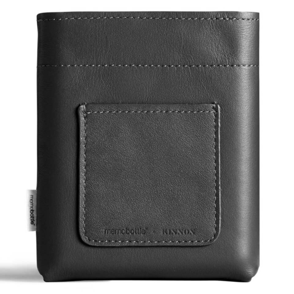 Memobottle A6 Vegan Leather Sleeve - Black