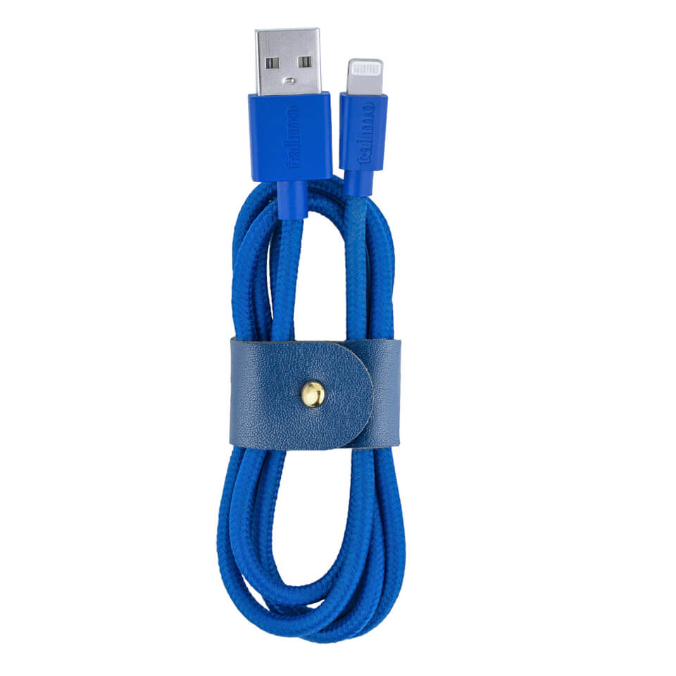 Talmo Charge and Sync Lightning Cable - Midnight Blue