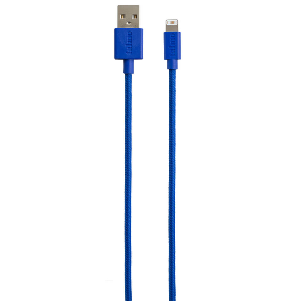 Talmo Charge and Sync Lightning Cable - Midnight Blue