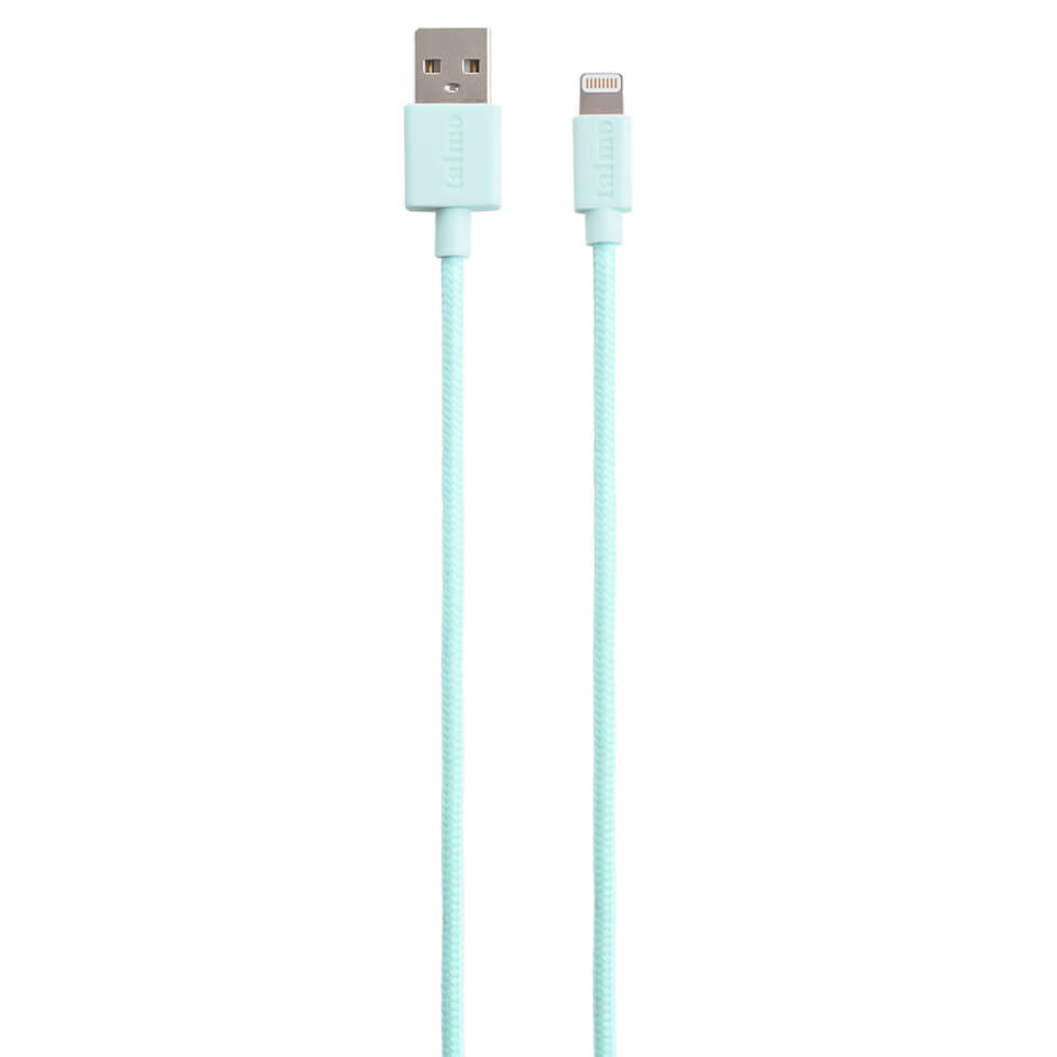 Talmo Charge and Sync Lightning Cable - Peppermint
