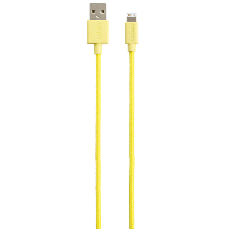 Talmo Charge and Sync Lightning Cable - Sunshine Yellow