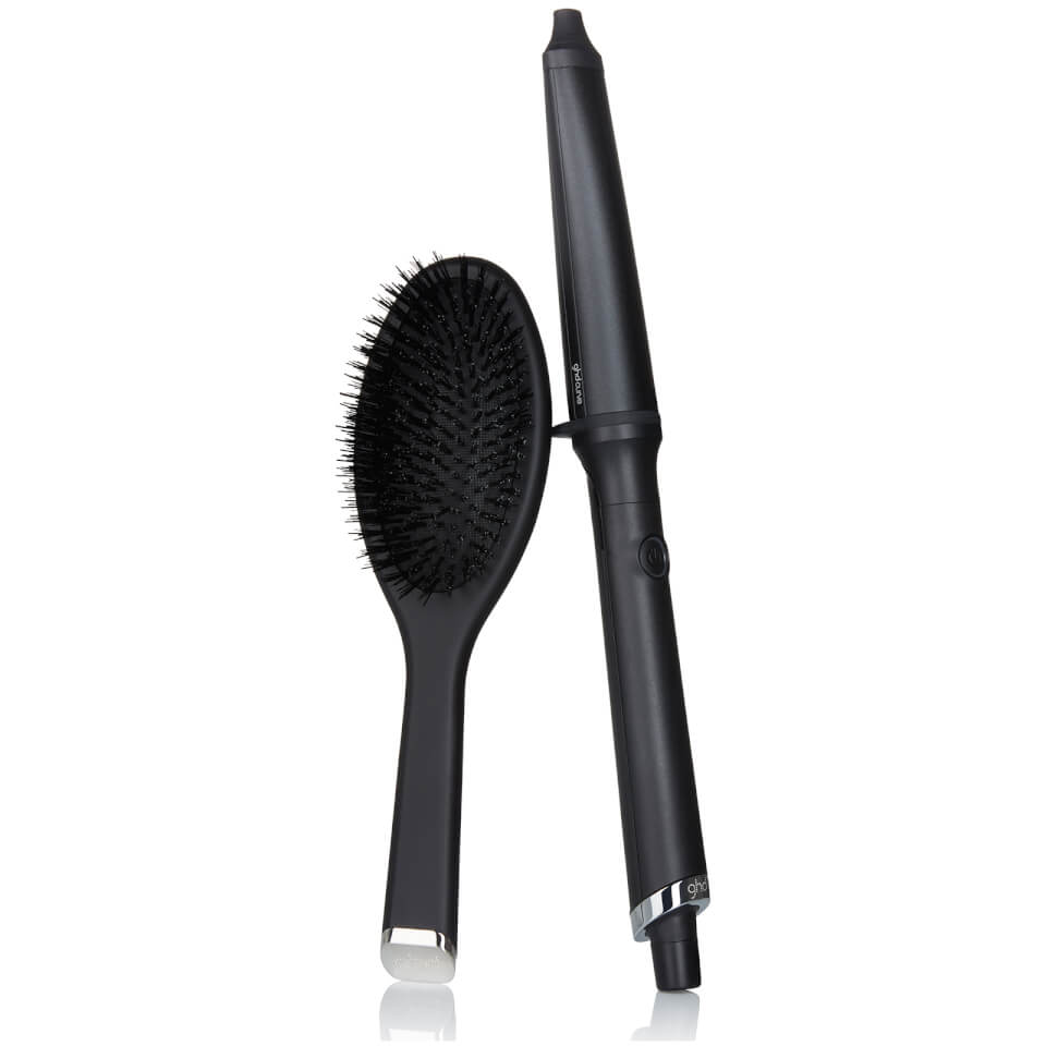 ghd Creative Curl Wand with Oval Brush, Box and Heat Mat Gift Set