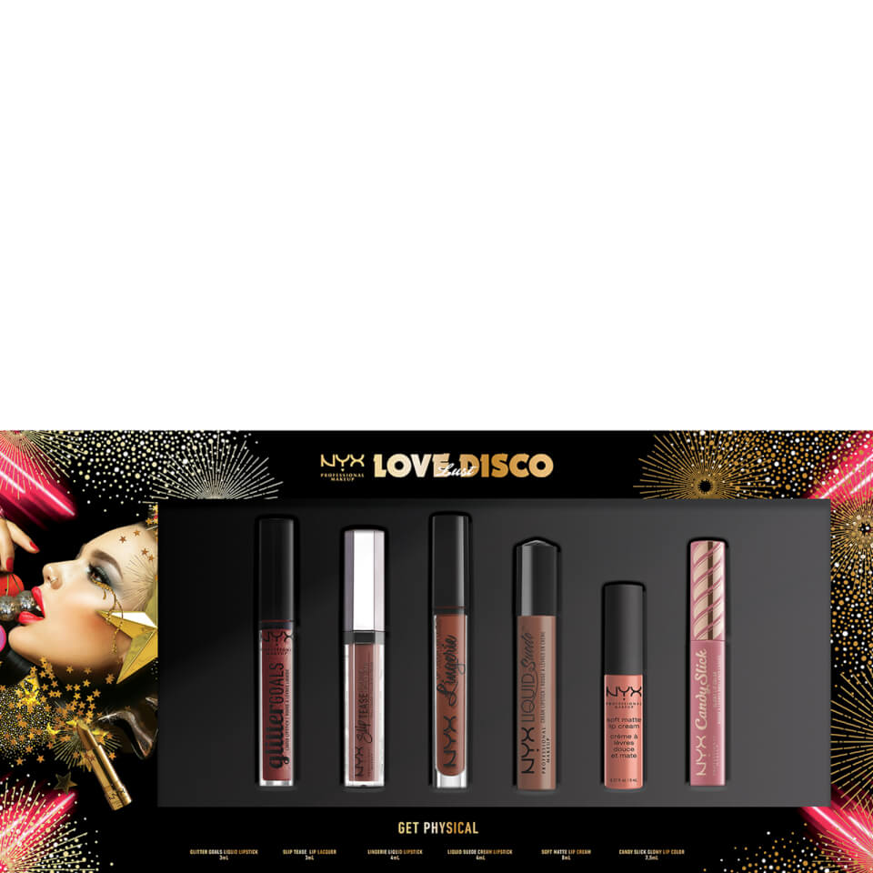 NYX Professional Makeup Get Physical Nude Lip Gift Set