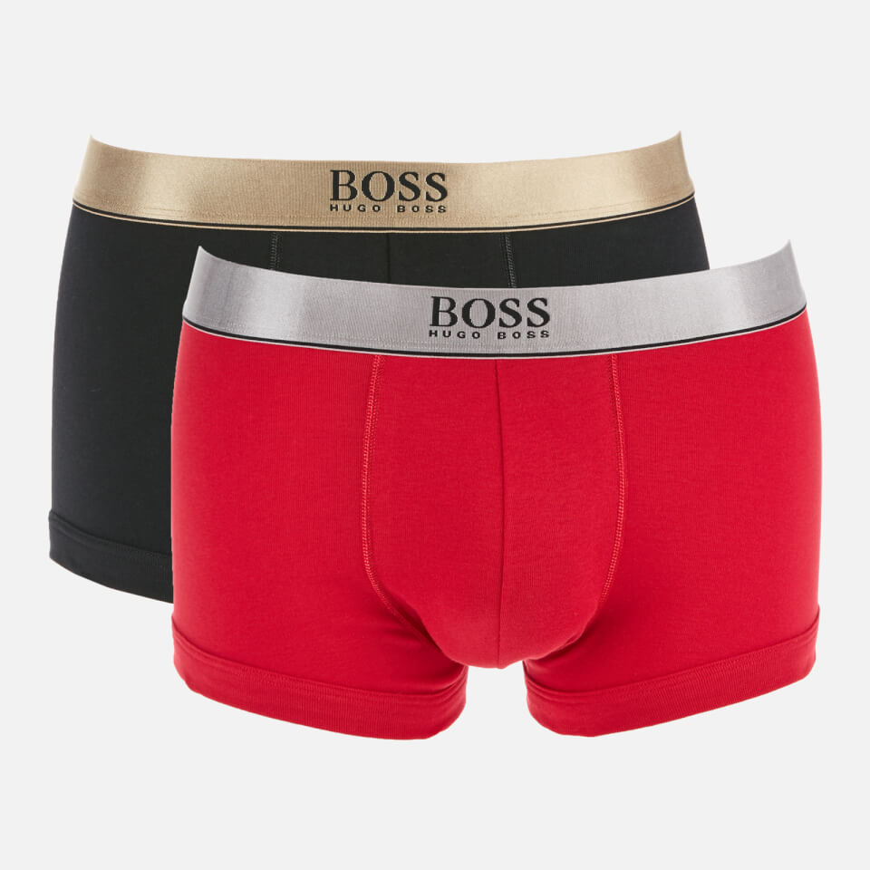 BOSS Hugo Boss Men's Twin Gift Pack Boxers - Black/Red