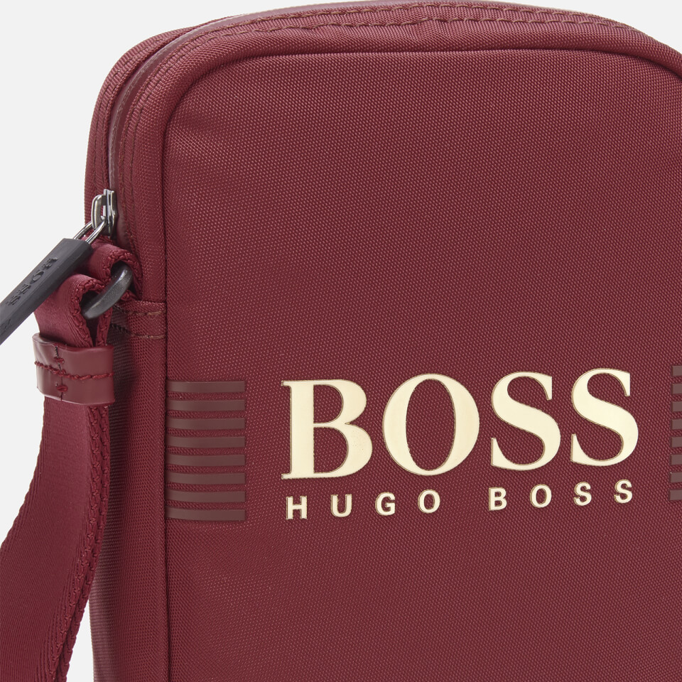 BOSS Hugo Boss Men's Pixel Cross Body Bag - Burgundy