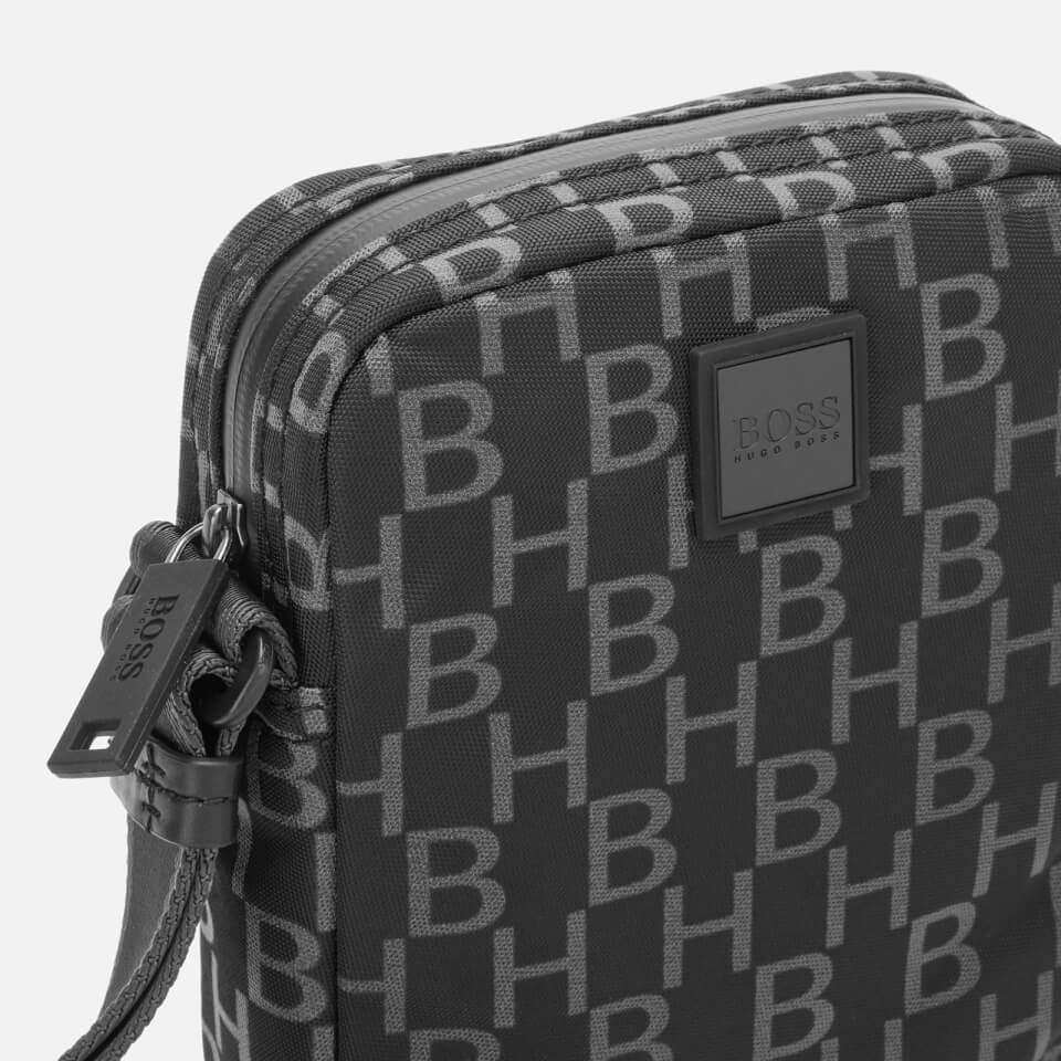 BOSS Hugo Boss Men's Pixel Monogram Cross Body Bag - Black