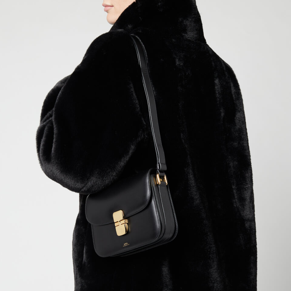 A.P.C. Sac Grace Small Leather Crossbody Bag
