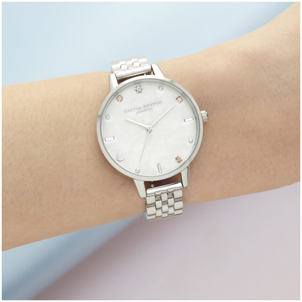 Olivia Burton Women's Celestial Bracelet Watch - Silver