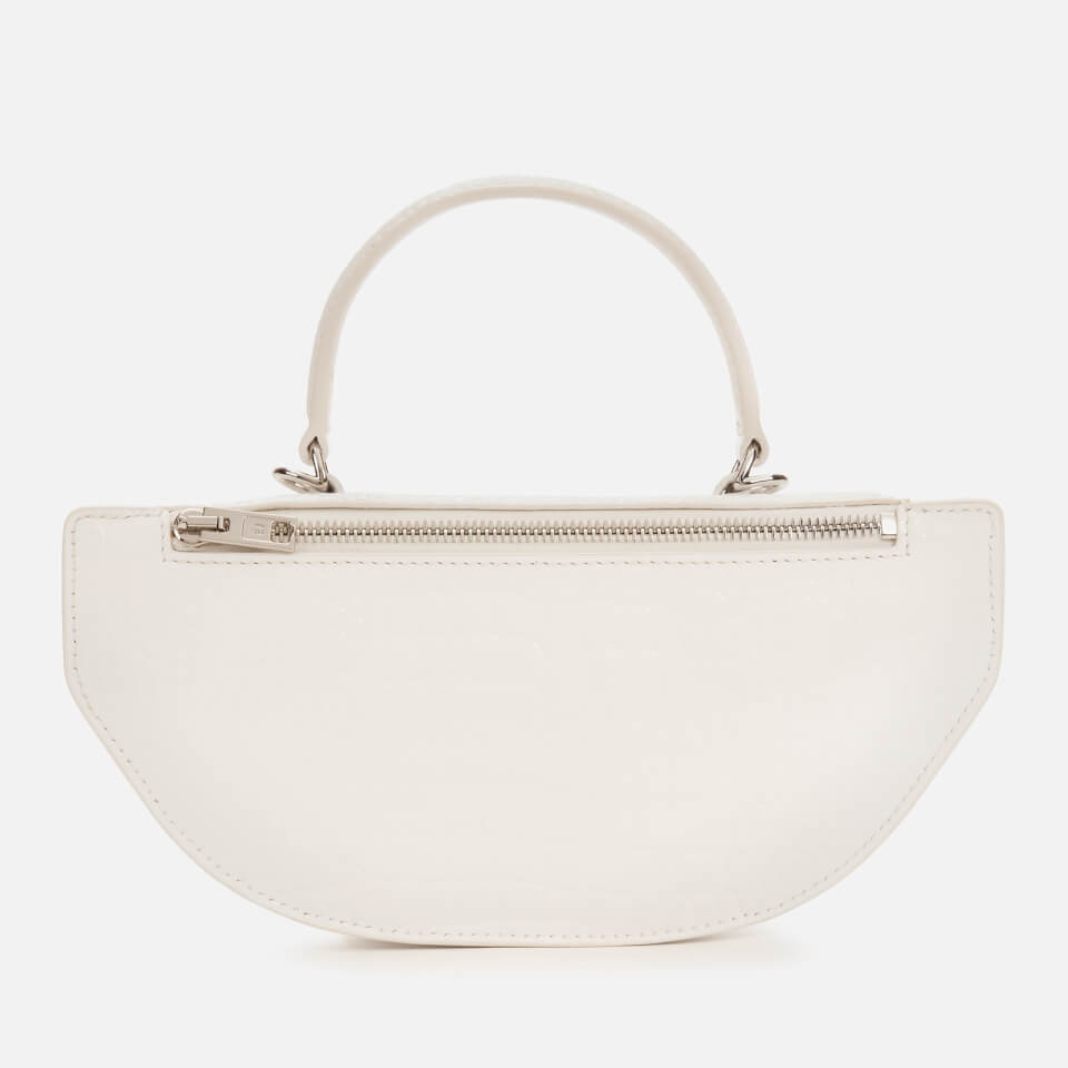 Alexander Wang Women's Attica Soft Mini Top Handle Croc Embossed Bag - White