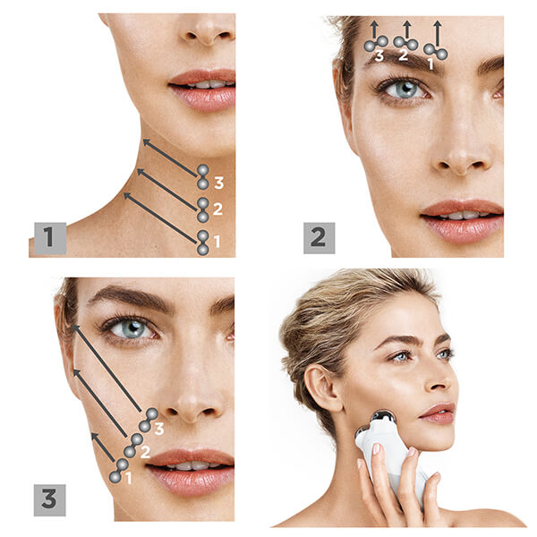 NuFACE Trinity Facial Toning Device – Platinum