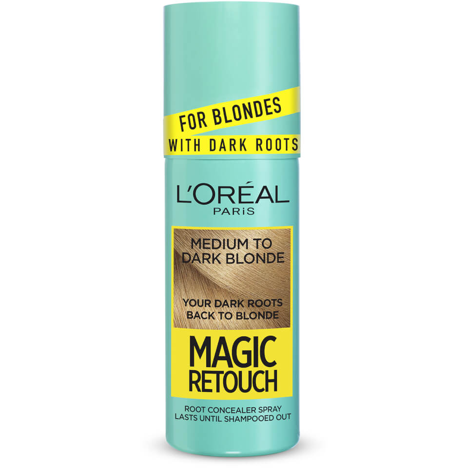 L'Oréal Paris Magic Retouch Medium to Dark Blonde Instant Dark Root Touch Up Spray 75ml