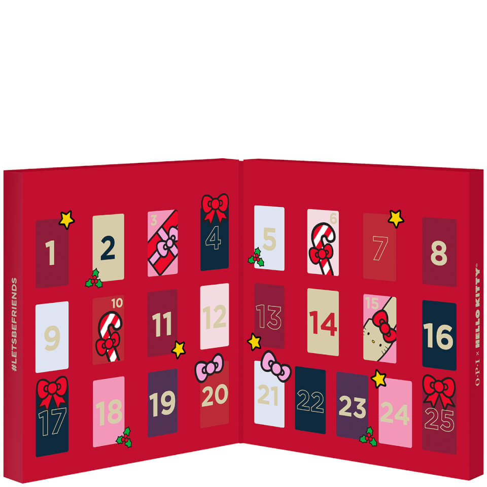 OPI Hello Kitty Limited Edition Nail Polish Advent Calendar Mini -25 Pack