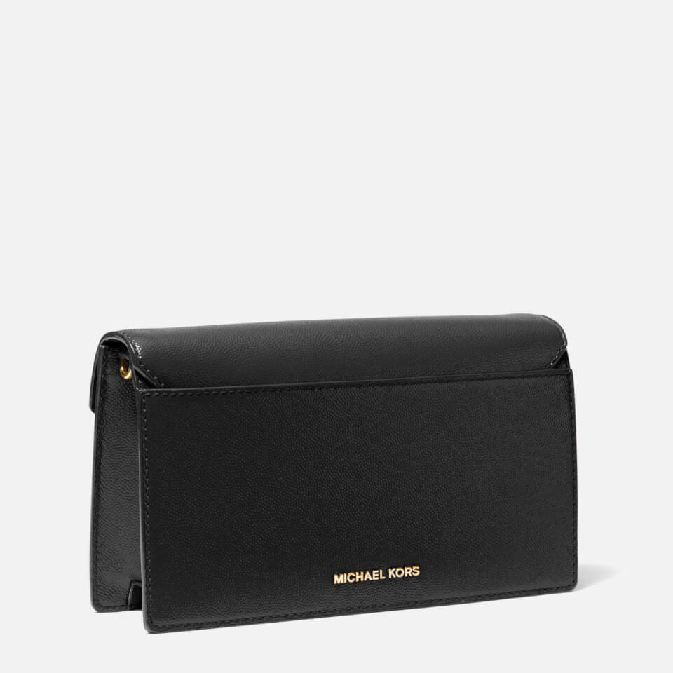 MICHAEL KORS GRACE ENVELOPE CLUTCH Woman Black