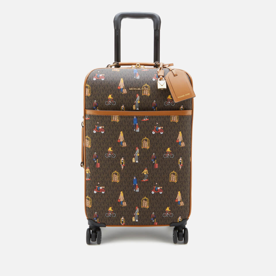 MICHAEL MICHAEL KORS Women s Bedford Travel Xl Spinner Case Brown Multi