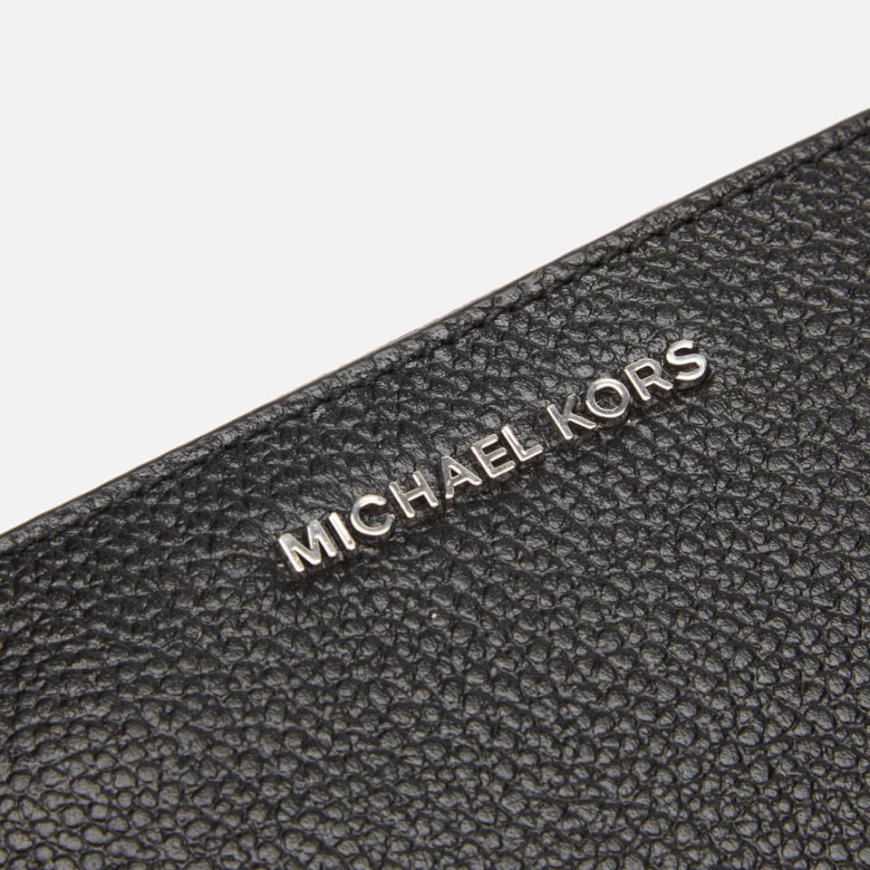 MICHAEL MICHAEL KORS Women's Jet Set Small Zip Around Card Case - Black
