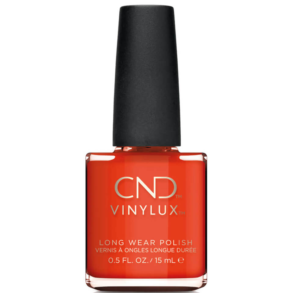 CND Vinylux Electric Orange Nail Varnish 15ml