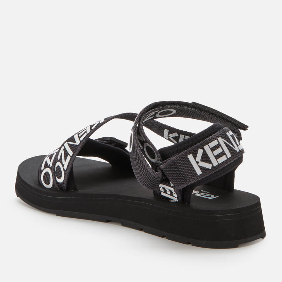 韓国商品/FRECKLE lozenge strap sandals KENZO Women's Papaya Sandals - Black - UK 3.5 | Coggles
