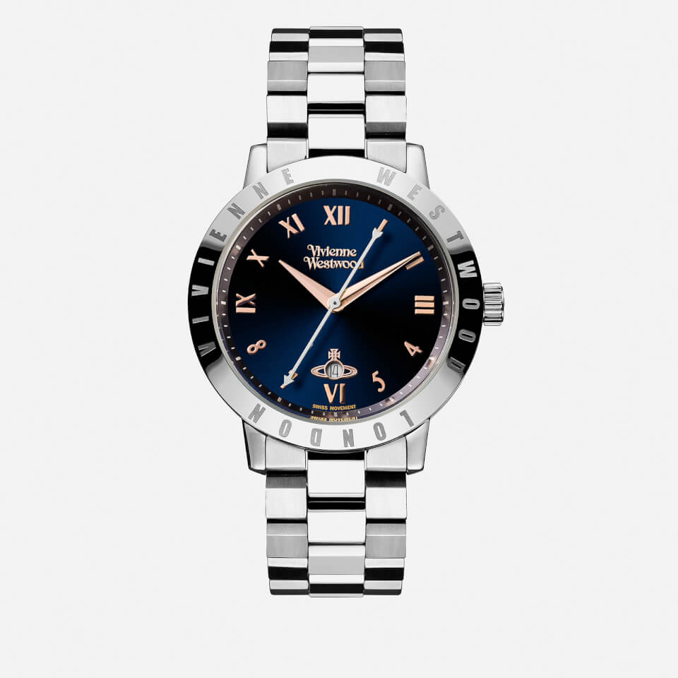 Vivienne Westwood Women's Bloomsbury Blue Watch - Silver