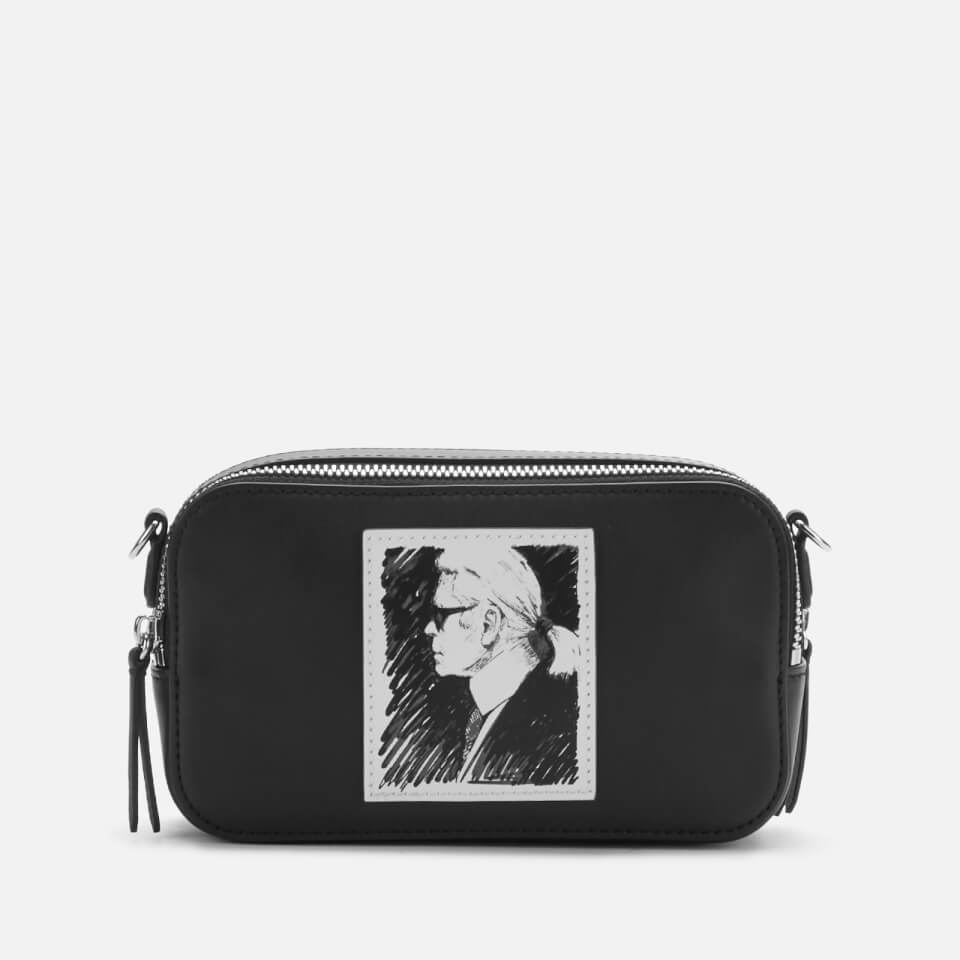 Karl Lagerfeld Legend Collection Women's Karl Legend Cross Body Bag - Black