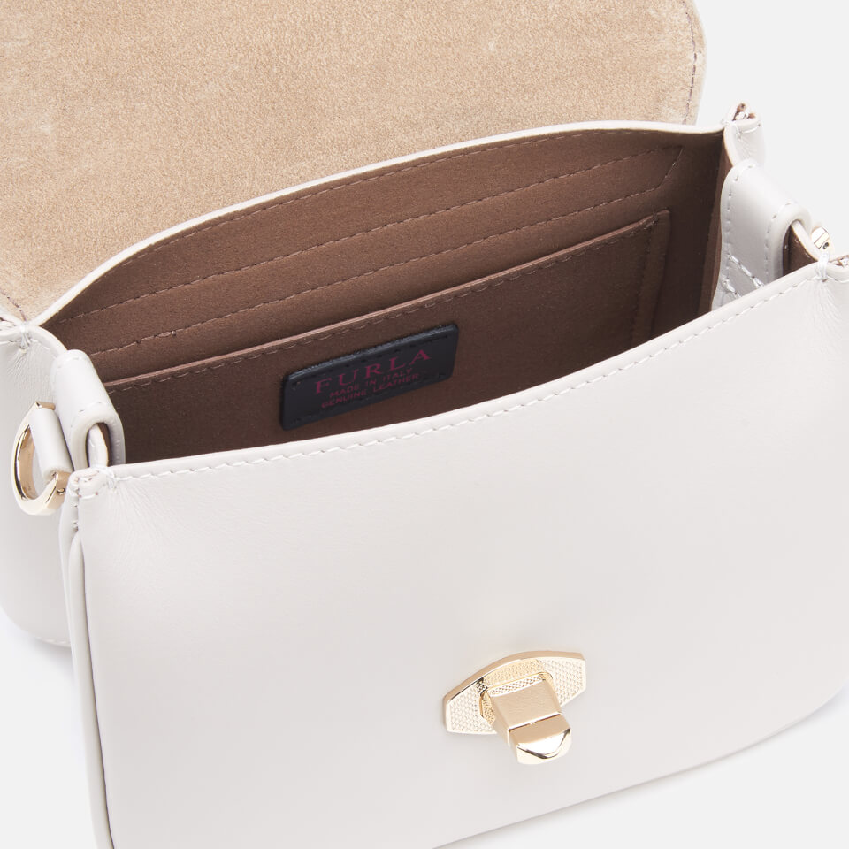 Furla Women's Eye Mini Top Handle Bag - Chalk