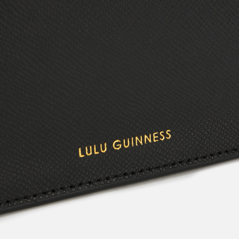 Lulu Guinness Women's Cut Out Lip Polly Shoulder Bag - Black