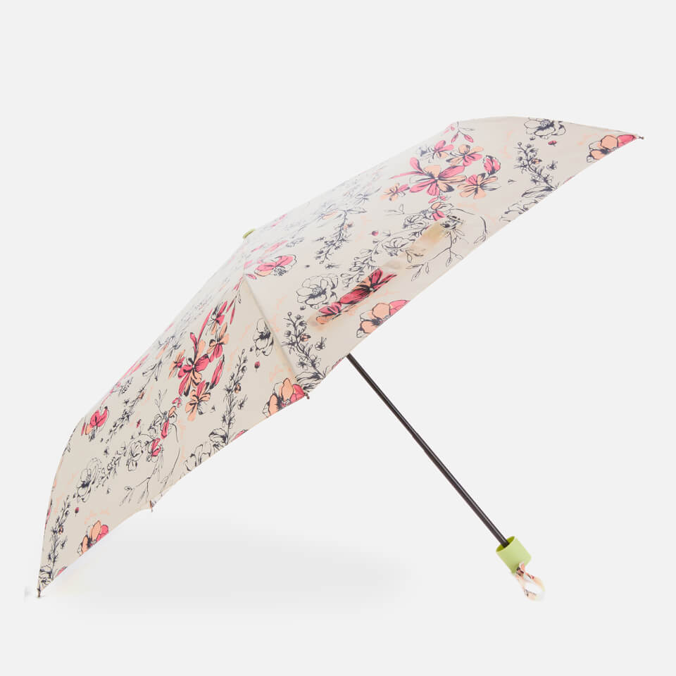 Radley Women's Sketchy Floral Umbrella - Chalk