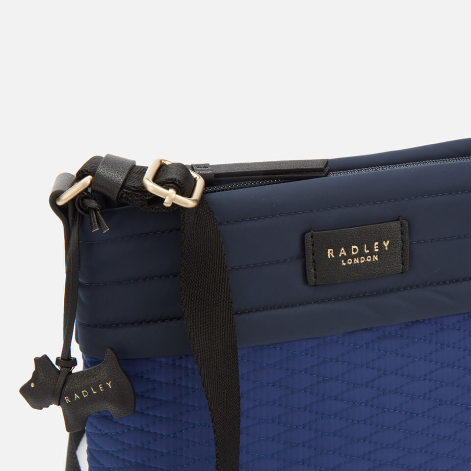 Radley Women's Penton Mews Colour Block Medium Ziptop Cross Body Bag - Sapphire