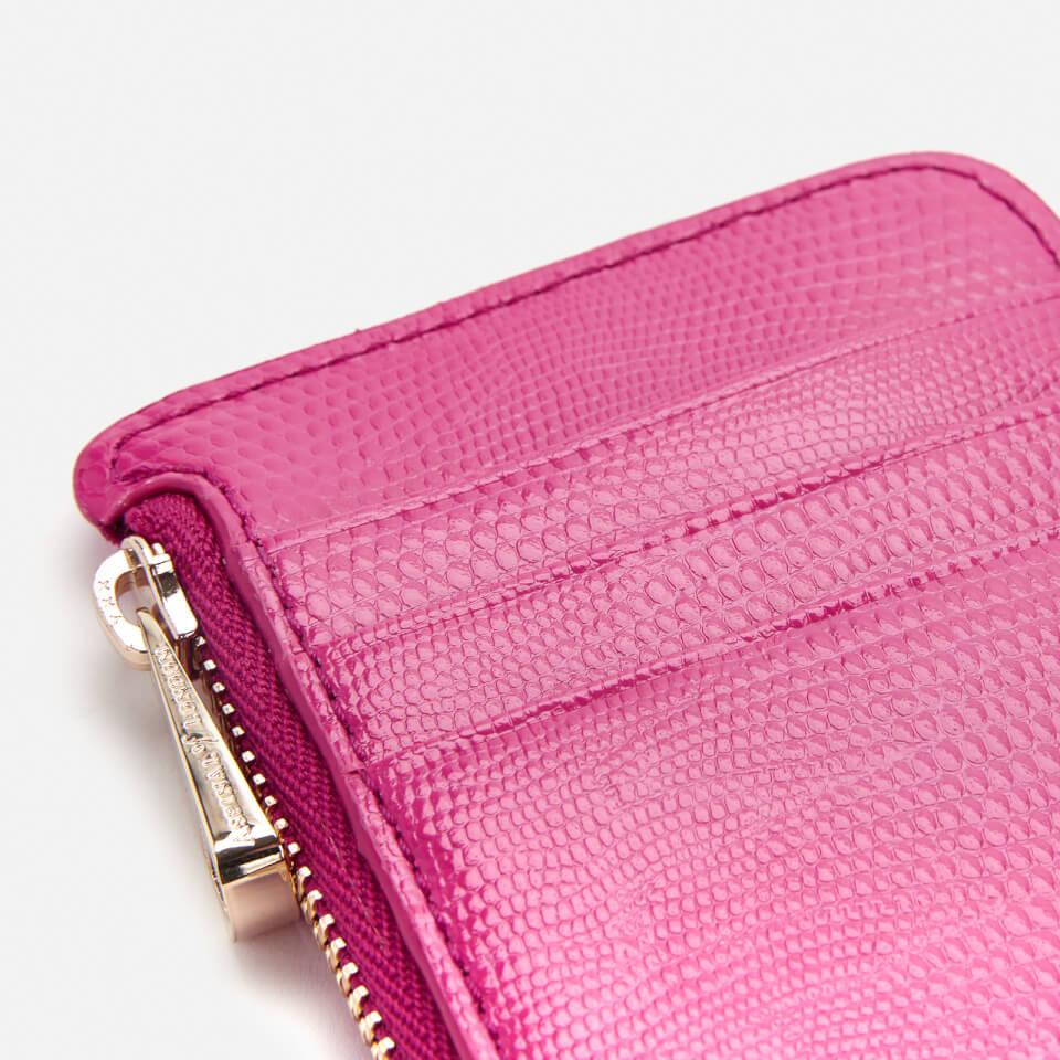 Aspinal of London Women's Small Zip Coin Purse - Penelope Pink