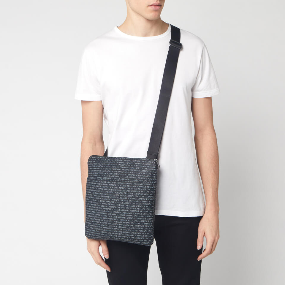 Armani all over print pouch online