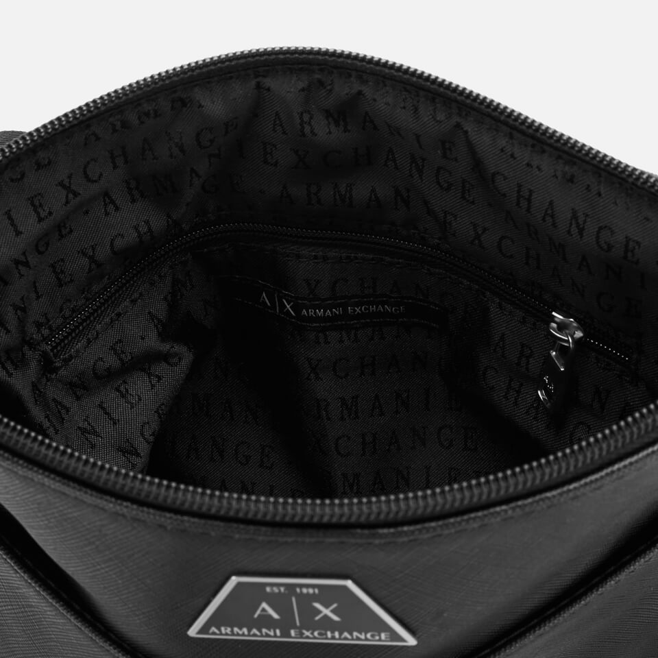 Armani Exchange Men's Small Cross Body Bag - Nero