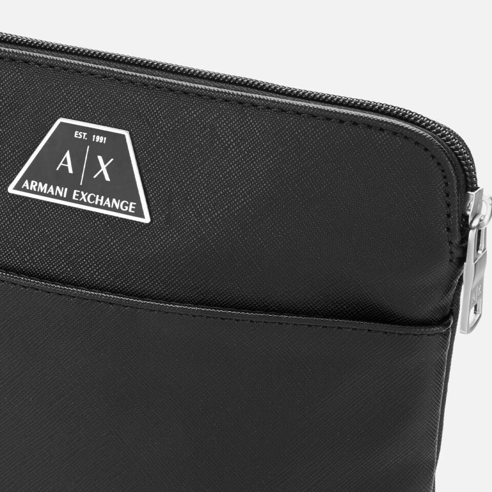 Armani Exchange Men's Small Cross Body Bag - Nero