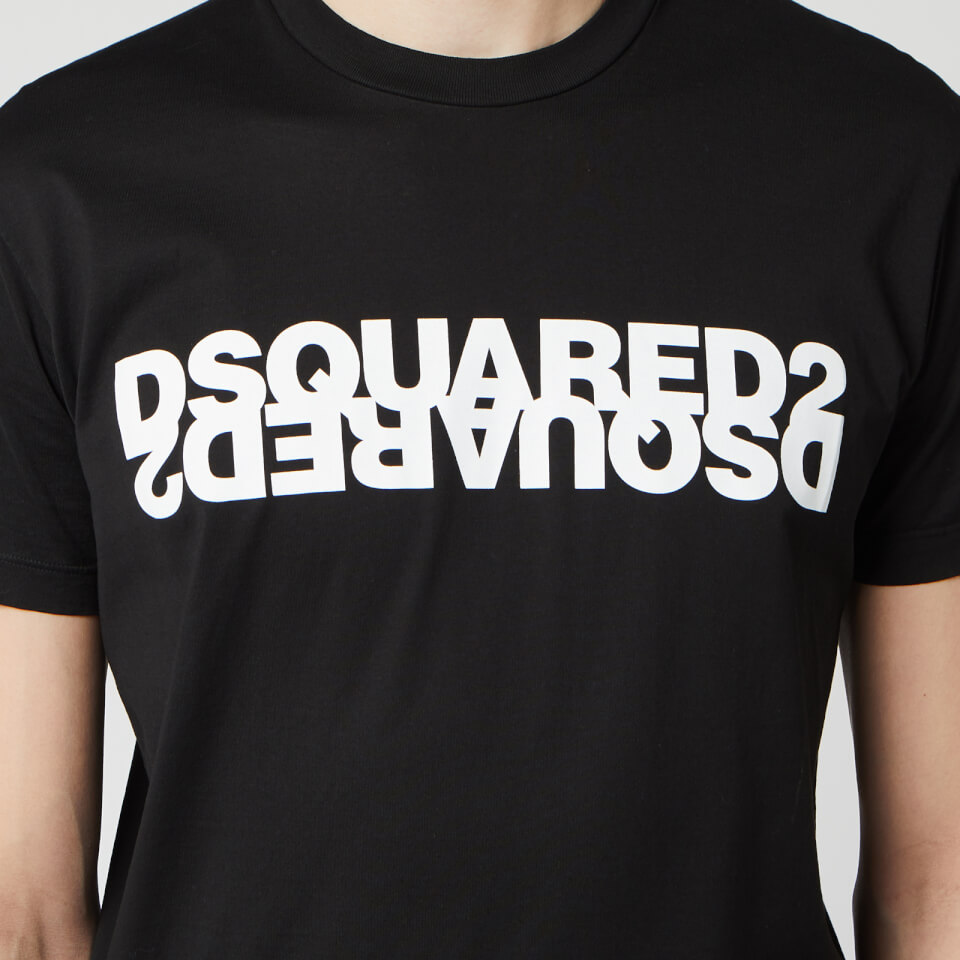 Dsquared2 Men's Mirror Logo T-Shirt - Black - S | Coggles