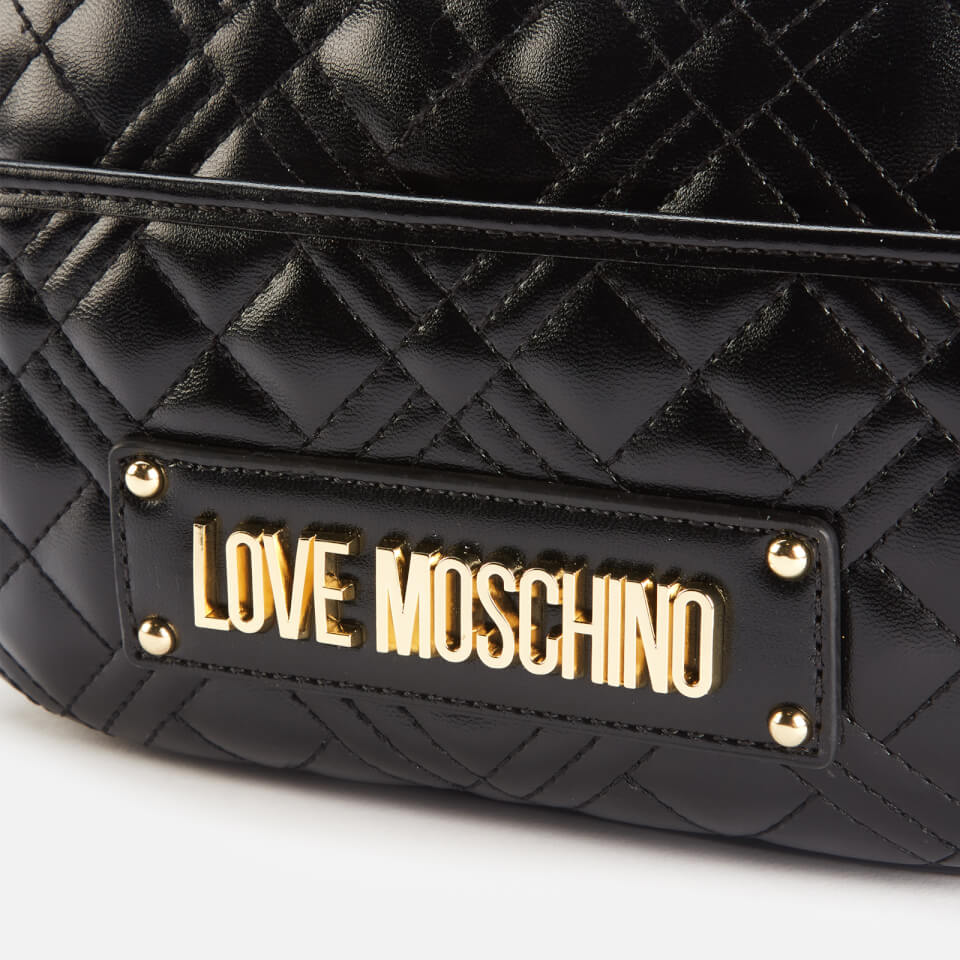 Love Moschino Women's Quilted Camera Bag - Black