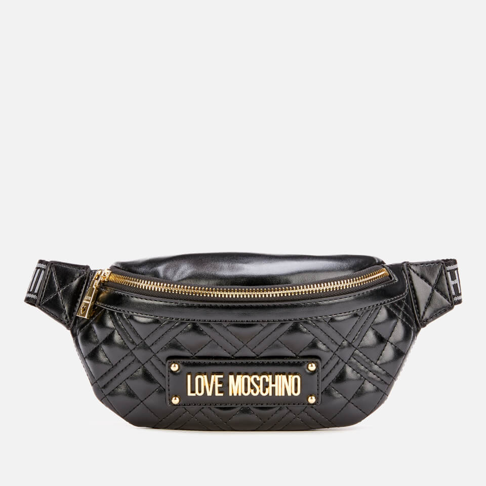 Love Moschino Women's Quilted Hip Bag - Black
