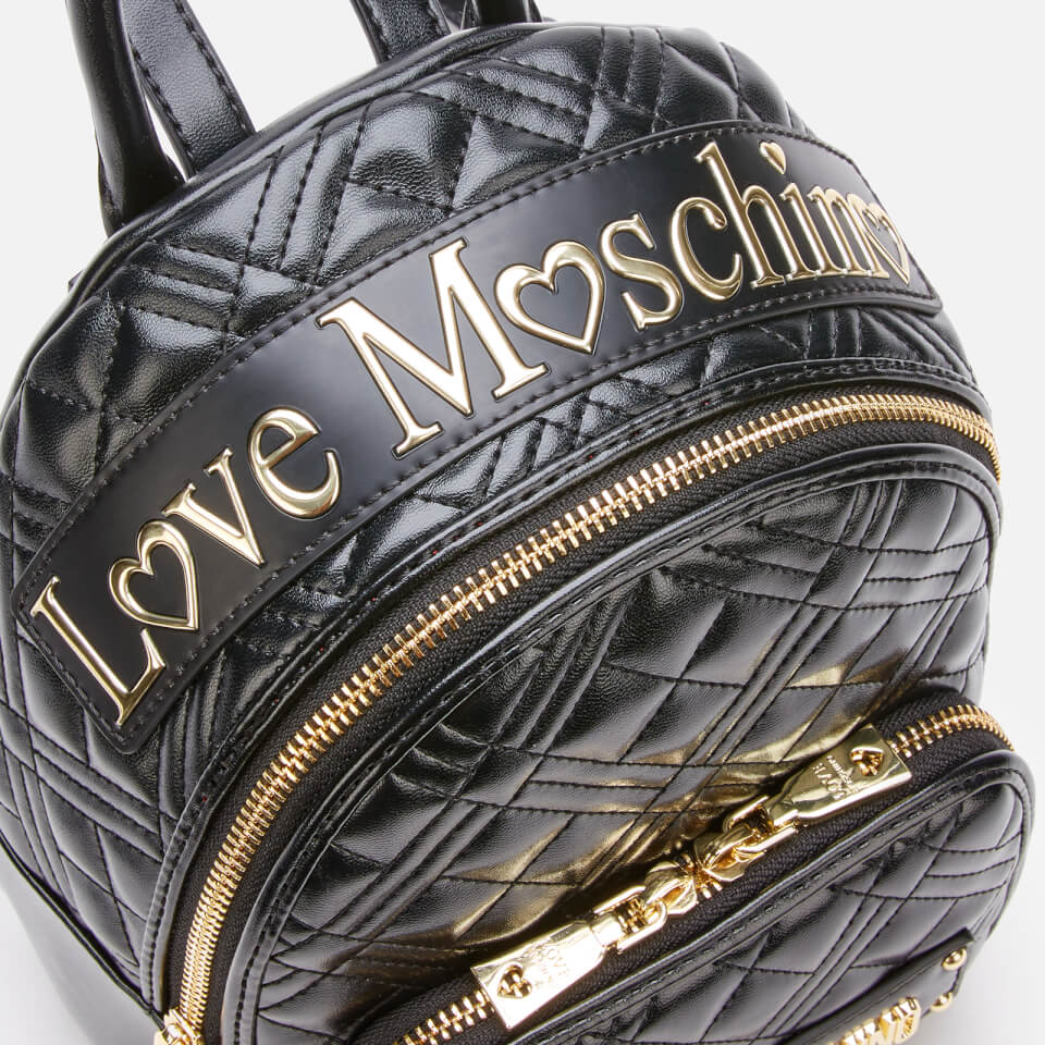 Love Moschino Women's Quilted Backpack - Black