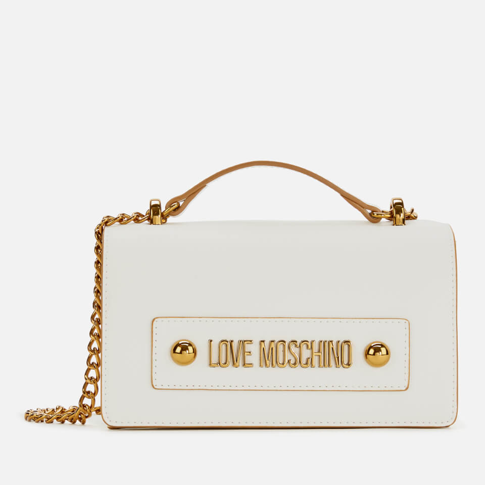 Love Moschino Women's Logo Shoulder Bag - White