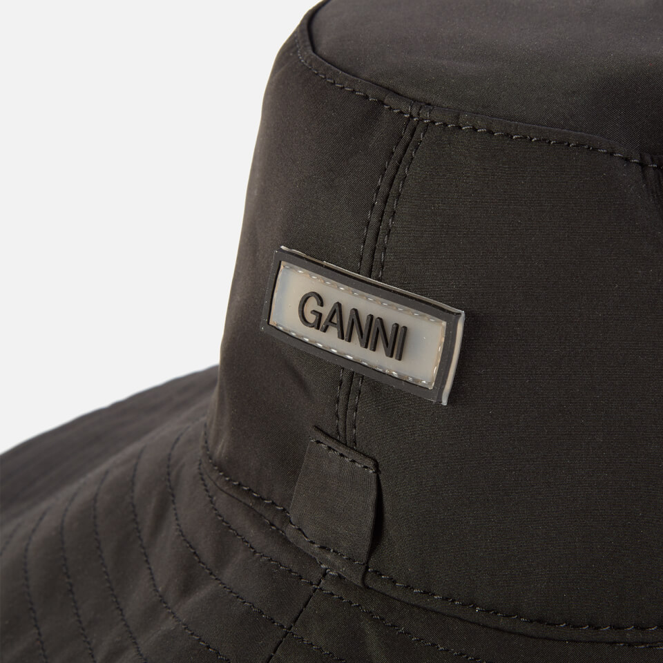 Ganni Women's Tech Fabric Hat - Black | Coggles
