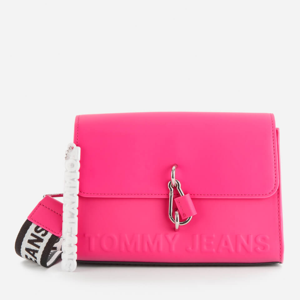 Tommy Jeans Women s Bold Cross Body Bag Pink Glo