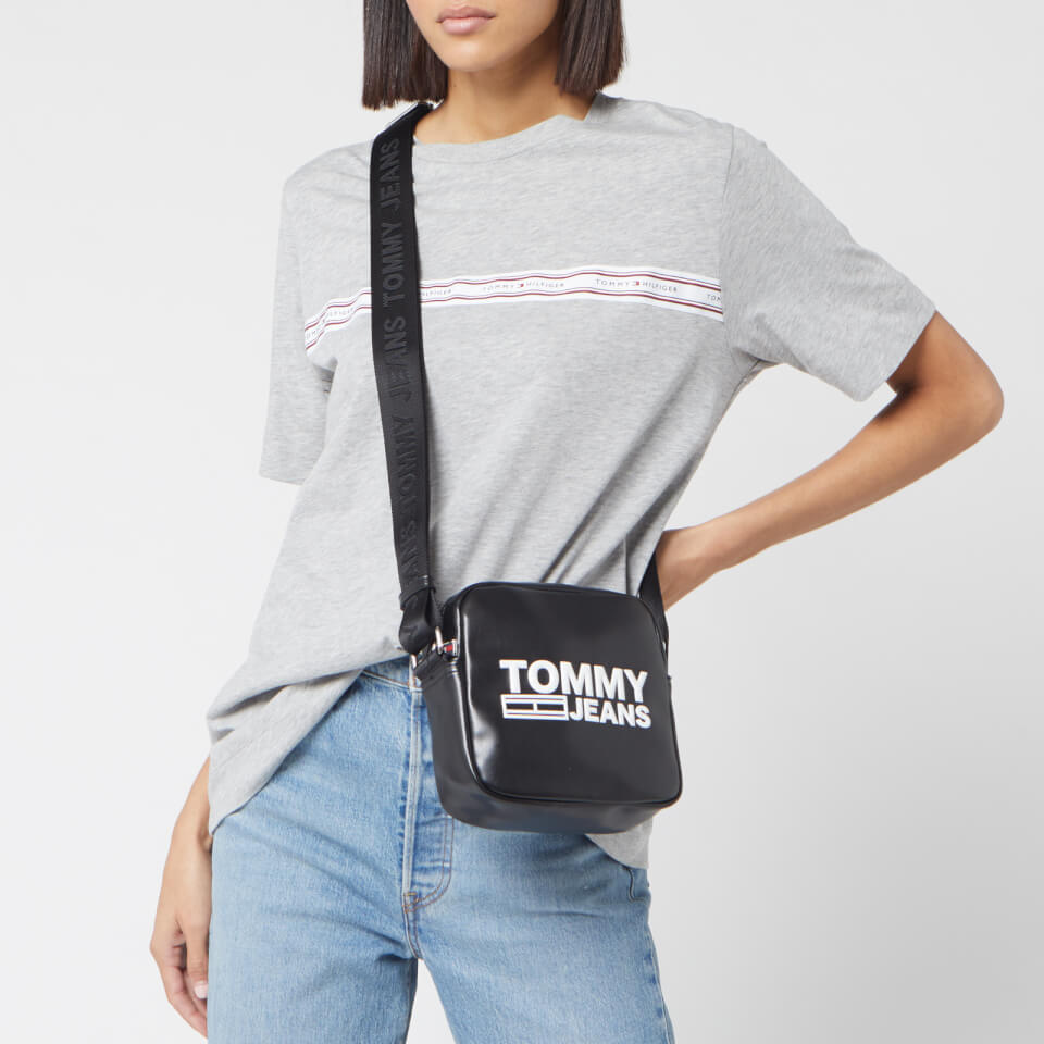 Tommy Jeans Women's Texture Cross Body Bag - Black