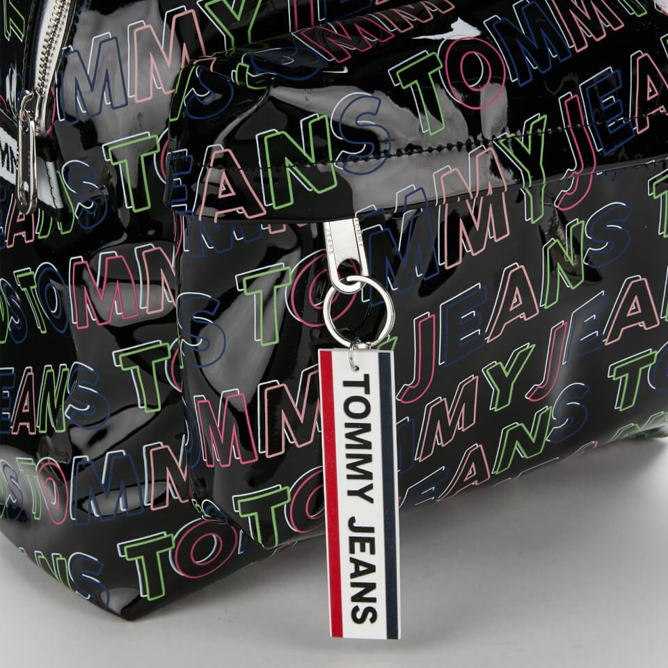 Tommy Jeans Women's Logo Tape Backpack - Black Print