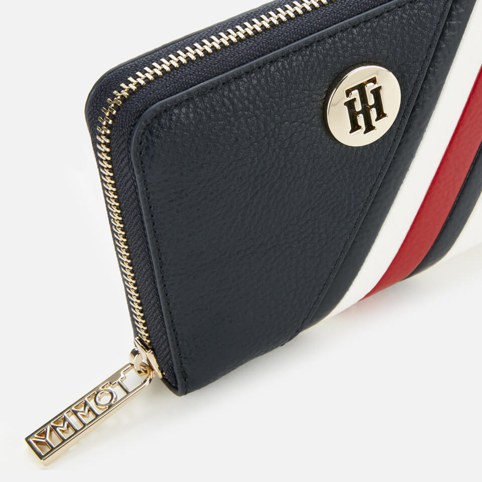 Tommy Hilfiger Women's Core Compact Zip Around Wallet - Corporate