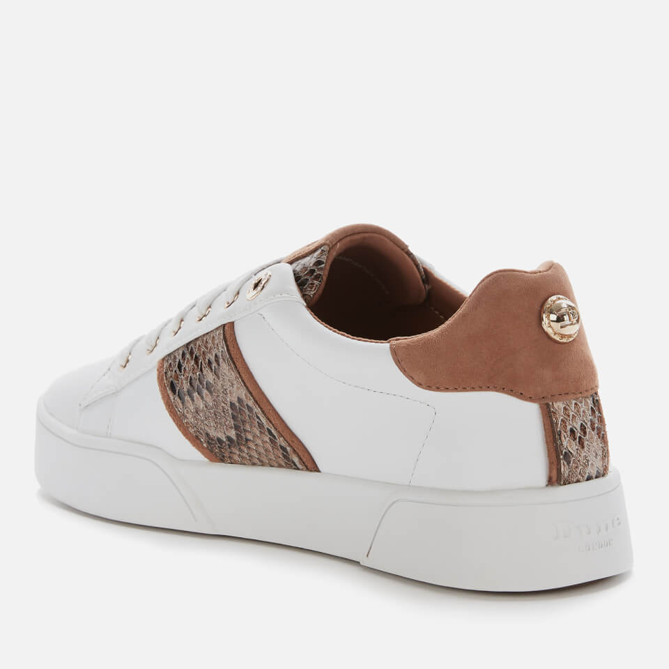 Dune elsie white trainer on sale