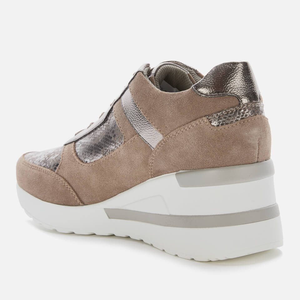 Dune sale wedge trainers