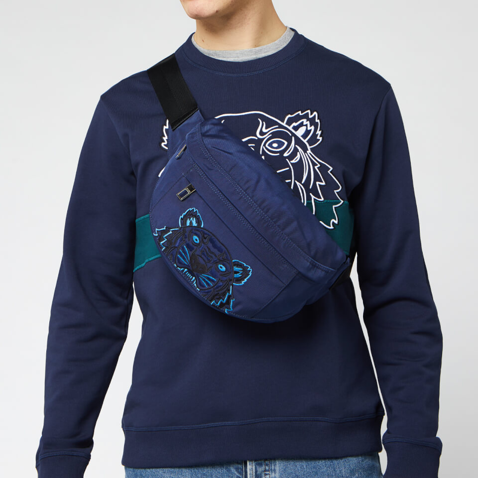 KENZO Contrast Cross Body Bag Navy