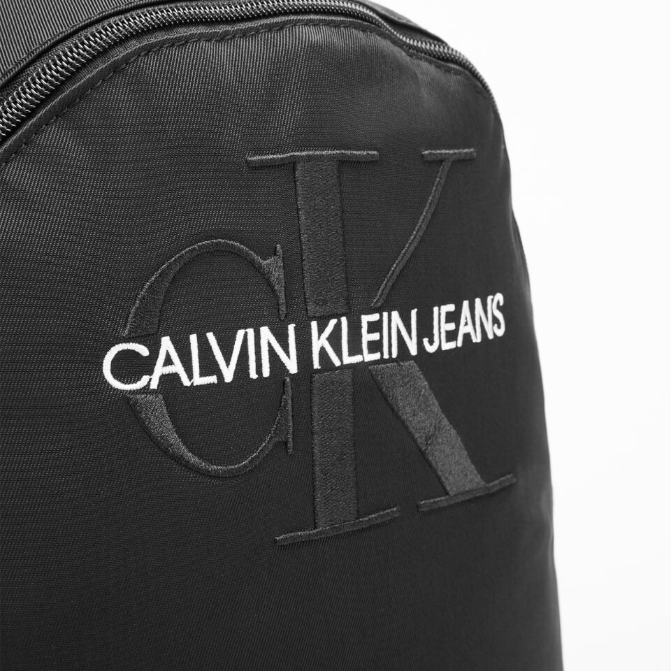Calvin Klein Jeans Women's Monogram Nylon Backpack - Black