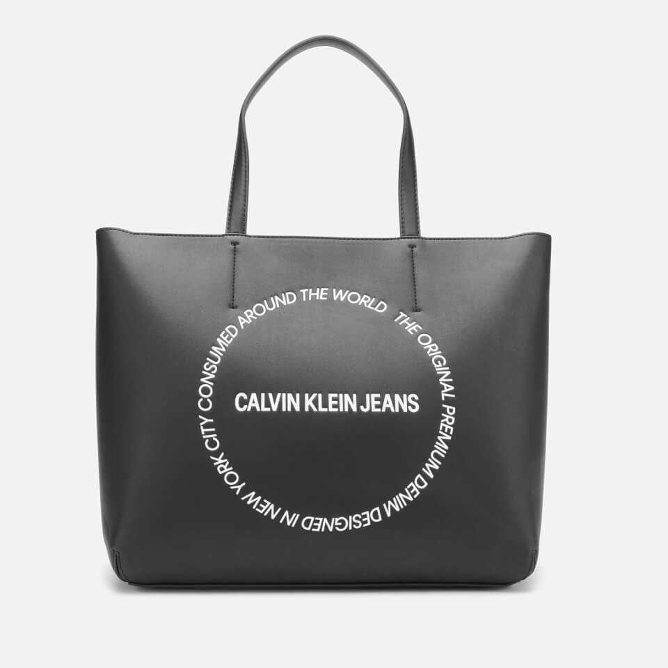 Calvin Klein Jeans Women's Sculpted East West Tote Bag 29 - Black