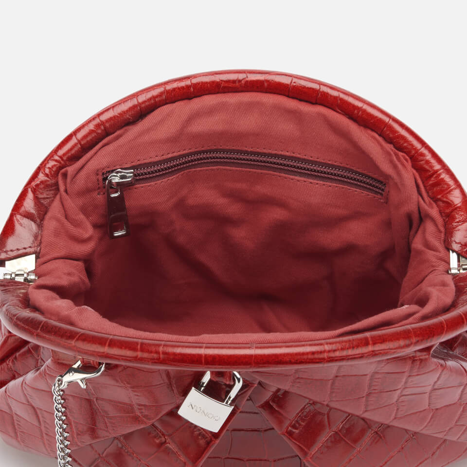 Núnoo Women's Saki Croco Bag - Red