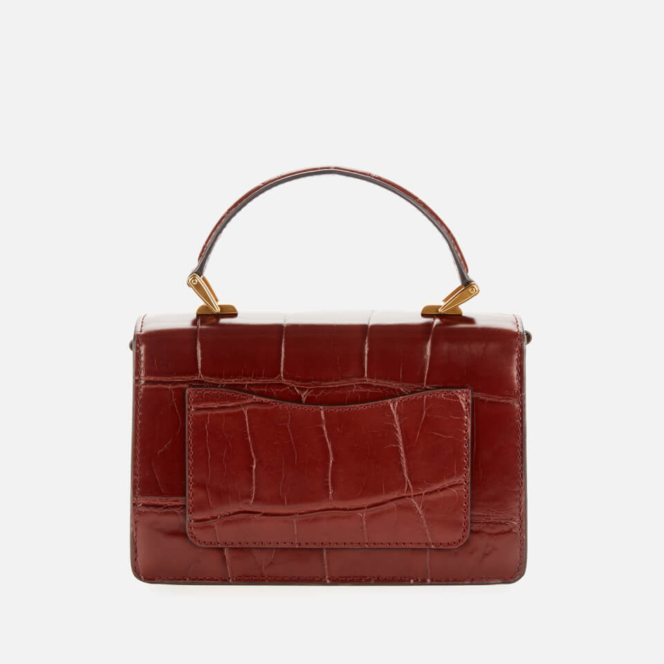 Marc Jacobs Women's The Downtown Croc Embossed Bag - Brown
