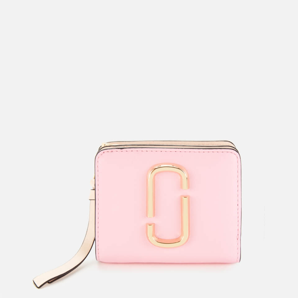 Marc Jacobs Women's Snapshot Mini Compact Wallet - Powder Pink Multi